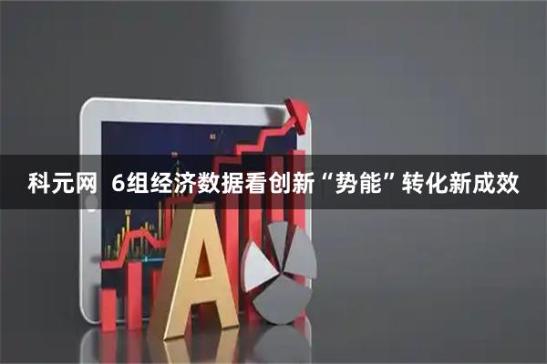 科元网  6组经济数据看创新“势能”转化新成效